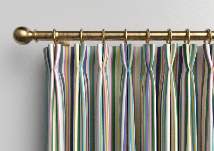 The British Stripe Co. Elizabeth, Notting Hill No.1 - Made to Measure Curtains - Image 10